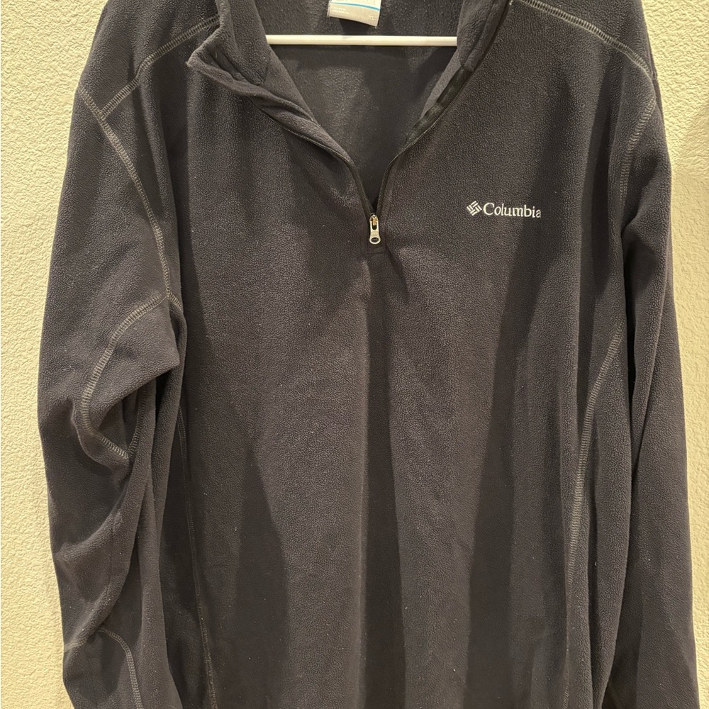 Men’s Columbia Black Quarter-Zip Pullover